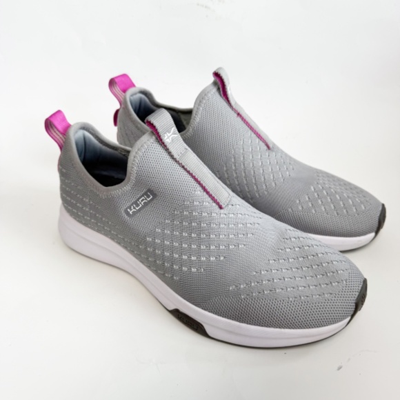 Kuru Atom Gray Slip On Sneakers Women's Size 8.5 - Picture 1 of 8